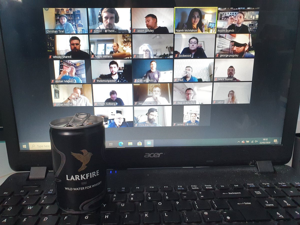 Simon - The Whisky Novice (@thewhiskynovice) on Twitter photo Well that was fun!
Interesting to finally try the <a href="/Larkfire/">Larkfire</a> . Will need to have a better experiment with some higher ABVs!
<a href="/WhiskeyGate/">J.J. Corry Irish Whiskey</a> <a href="/WhistlePigRye/">WhistlePig Whiskey</a> <a href="/StarwardWhisky/">STARWARD Whisky</a> <a href="/Axiom_Brands/">Axiom Brands</a> <a href="/Jotterface/">Whisky Daddy🥃</a> <a href="/JJCorryUK/">Niamh</a> <a href="/SpiritAndWood/">Spirit and Wood | Alistair</a> <a href="/WhiskyShared/">Whisky Shared 🥃</a> <a href="/JasonGilluley/">Jason Whisky Surveyor</a> <a href="/WhiskynStuff/">Paul</a> Well that was fun!
Interesting to finally try the <a href="/Larkfire/">Larkfire</a> . Will need to have a better experiment with some higher ABVs!
<a href="/WhiskeyGate/">J.J. Corry Irish Whiskey</a> <a href="/WhistlePigRye/">WhistlePig Whiskey</a> <a href="/StarwardWhisky/">STARWARD Whisky</a> <a href="/Axiom_Brands/">Axiom Brands</a> <a href="/Jotterface/">Whisky Daddy🥃</a> <a href="/JJCorryUK/">Niamh</a> <a href="/SpiritAndWood/">Spirit and Wood | Alistair</a> <a href="/WhiskyShared/">Whisky Shared 🥃</a> <a href="/JasonGilluley/">Jason Whisky Surveyor</a> <a href="/WhiskynStuff/">Paul</a>