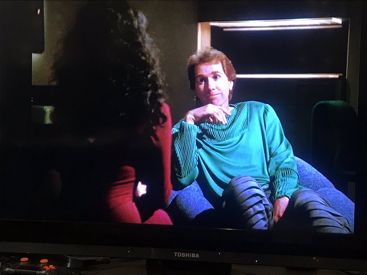 The 24th century features a LOT of rouching, draping and telepathy
