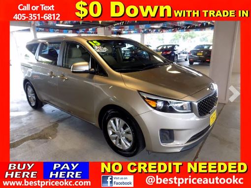 Come check out this 2015 Kia Sedona LX!
bestpriceautookc.com
#BestPriceAuto #autosales #cars #OK