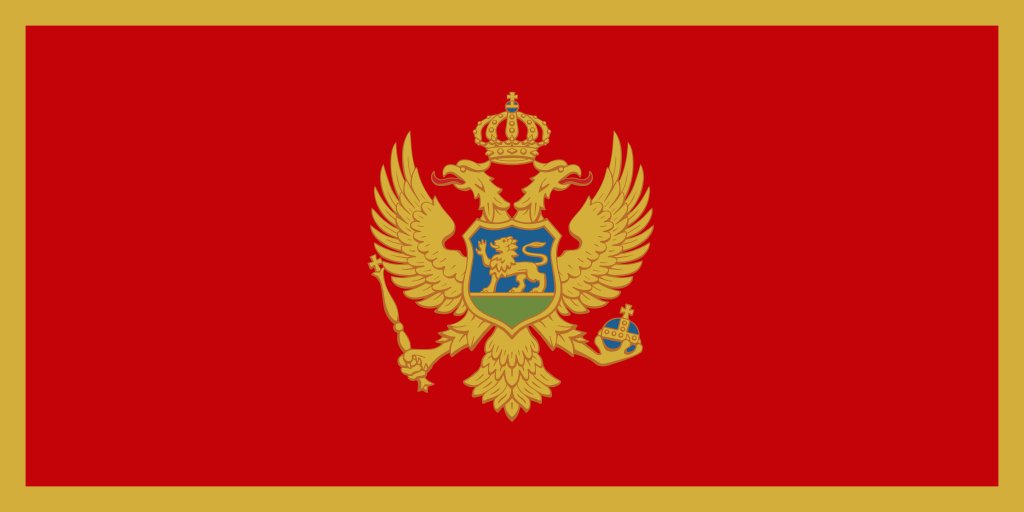 19. MontenegroIt's a really strange thinking that this flag is so controversial and polarising? The gold frame and vermillion field on the inside is just a classic combination that you never see anymore! The double headed eagle is a lovely touch - also Happy Independence Day!