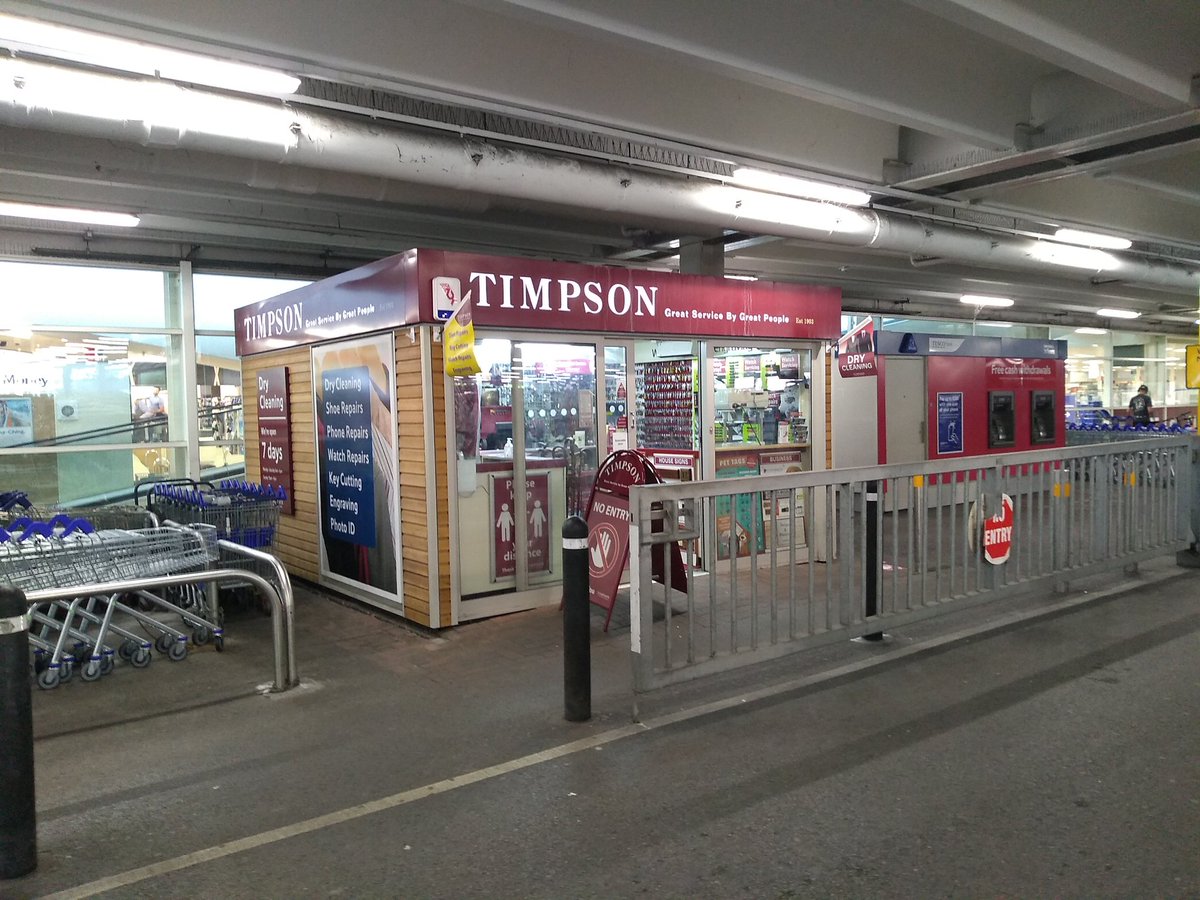 DrayboyDray's tweet image. We&apos;re open! Timpson Yeovil Tesco is trading, socially distancing and with everyone&apos;s safety in mind, were ready to help the community once more. Come and see Zoe, eager to get back to her loyal customers.  👍😁 #timpson #yeovil #safelybacktowork