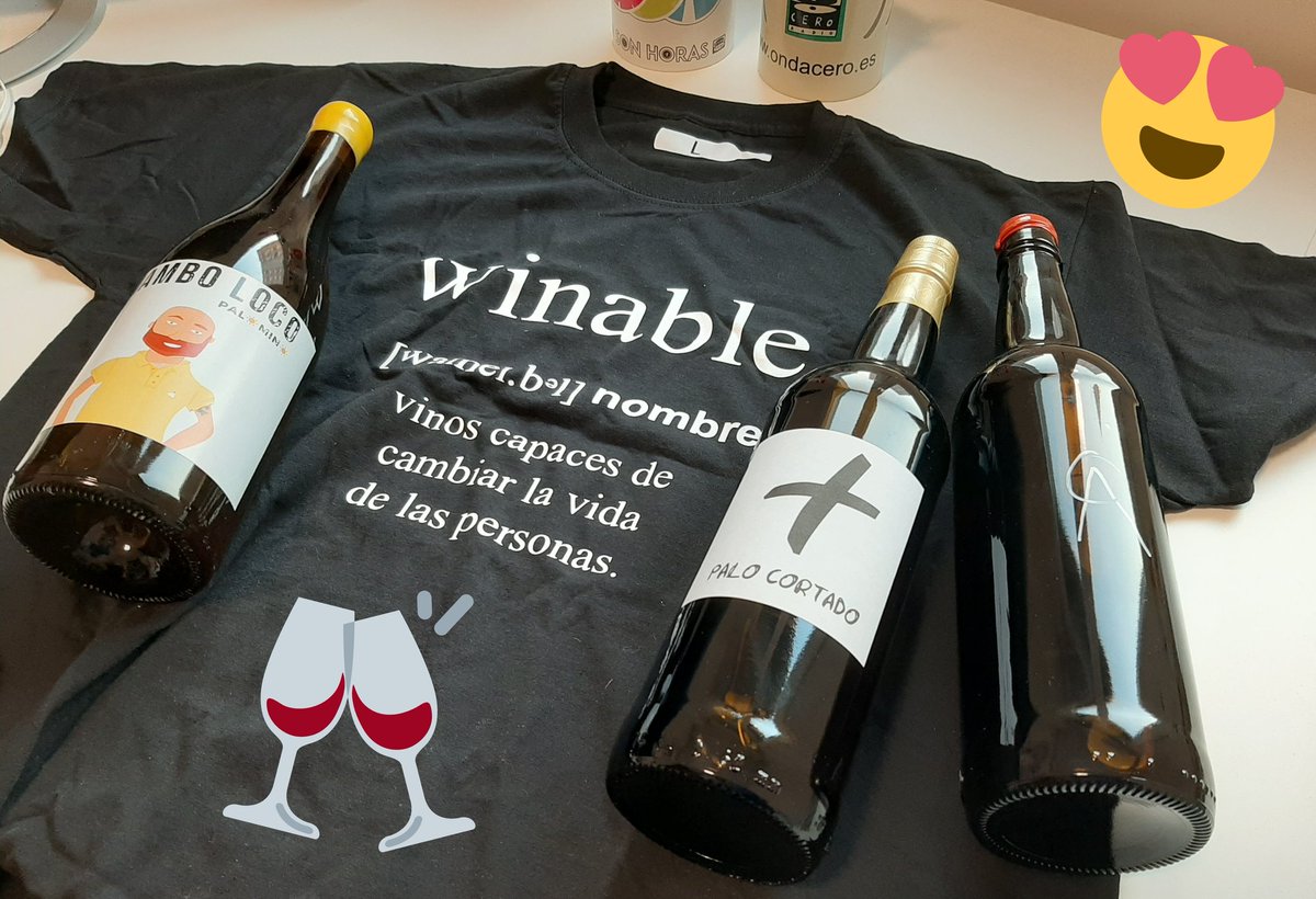 JPBellido's tweet photo. #WineLovers Gracias infinitas a @winable_es y a @JoseLuisBanos por hacerme feliz este fin de semana. Un pack de edición limitada con tres vinos de #Jerez: el Blanco #JamboLoco, el Amontillado de #BodeguitaLara y el Palo Cortado de @VinosConstancia. ¡Brindo por ustedes! 🥂 https://t.co/XjnwyP853B