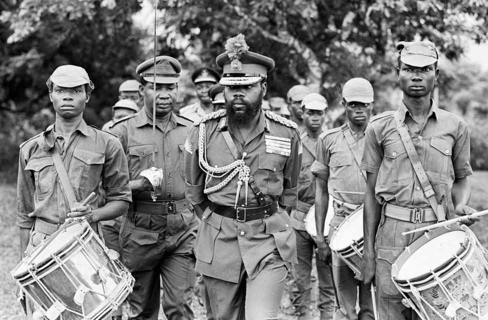 What happens when war ends but martial spirit continues? Life in breakaway Republic of  #Biafra was dangerous leading people to develop survival skills. When war ended those skills were useful in peacetime too.  https://tinyurl.com/y7e63tt8   #twitteristorians  #Twittistorian ~BNL