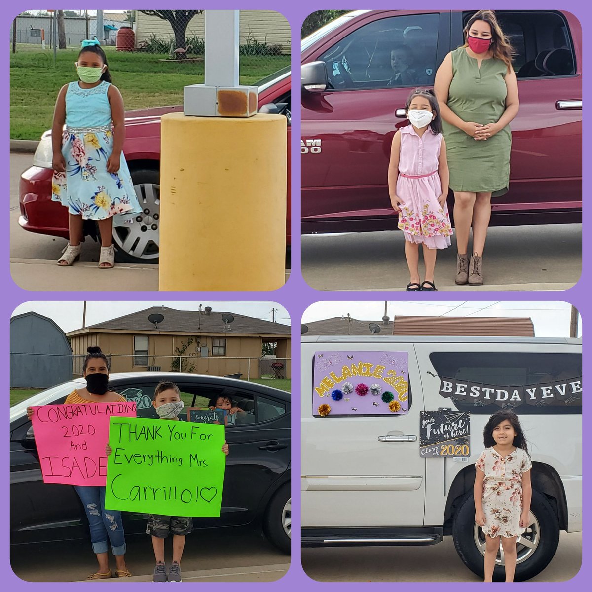 shmscarrillo's tweet image. @SouthernHillsWF &quot;drive-in&quot; kinder graduation 2020 #bilingualbrains #kinderkuties gracias familias! #practicingsocialdistancing @WFISDschools