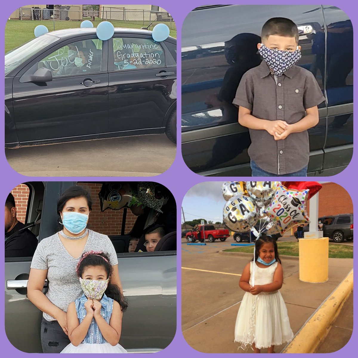 shmscarrillo's tweet image. @SouthernHillsWF &quot;drive-in&quot; kinder graduation 2020 #bilingualbrains #kinderkuties gracias familias! #practicingsocialdistancing @WFISDschools