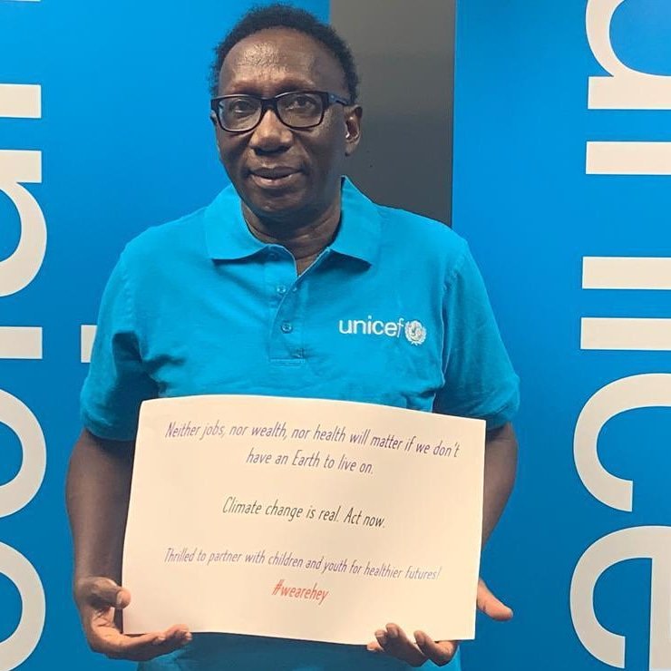 theheycampaign's tweet photo. Dear Dr. Kamuragiye, we are thrilled and happy to partner with UNICEF for healthier futures!#wearehey💚🌍🌿#FridaysForFuture
#ClimateAction
#ForEveryChild #health #earthday #climatechange #environment #healthierenvironments #unicef #youngactivist #youth #youngpeople #eco #healthy https://t.co/yVyUmskUte
