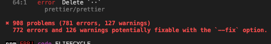 lukeocodes's tweet photo. That moment you're pretty far into a large project and remember you said you'd turn on eslint later...
#ohshit #devwoes #webdev https://t.co/n9RIVzY5VJ
