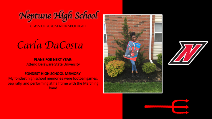 _NeptuneHS's tweet photo. Spotlight on our Seniors........ #NJGrad2020 https://t.co/N4RRZe6LCS