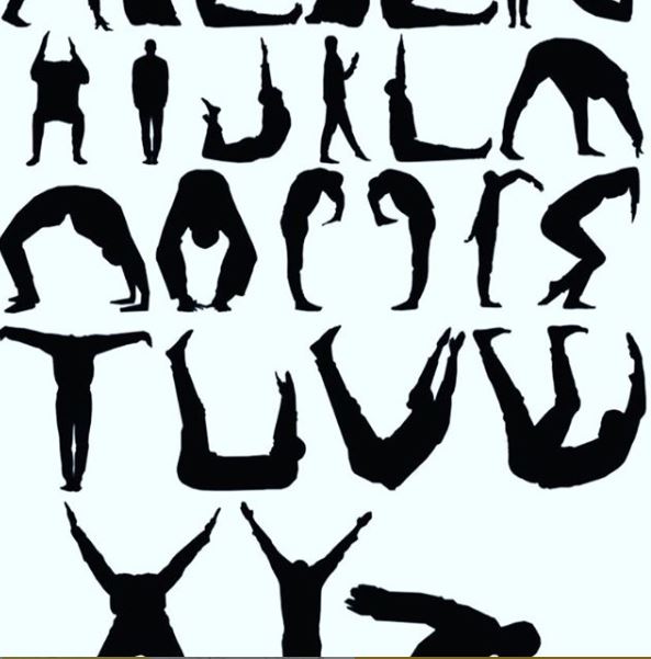 Glasgow_Clyde's tweet photo. Take a closer look. This isn’t yoga, it’s a very cool piece of #performanceart #typographyart from one of our UAL Art &amp; Design students. Inspired? Apply today. https://t.co/F14sG07HJU
#getfutureready
#ualartanddesign
#artschoolready
#gccbelong https://t.co/Ff6yiBL4eZ