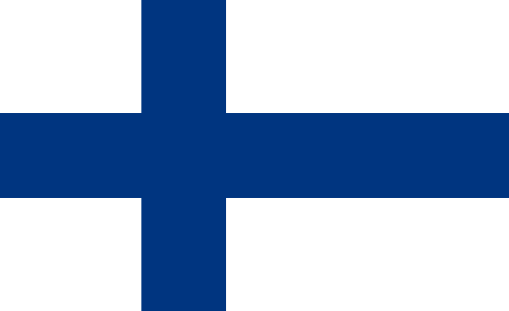 16. FinlandFinland's flag really sums up the overall landscape of the country - the white for the snow, and the blue representing the thousands of lakes..however, it still fits with the Scandi motif and we have to love them for it