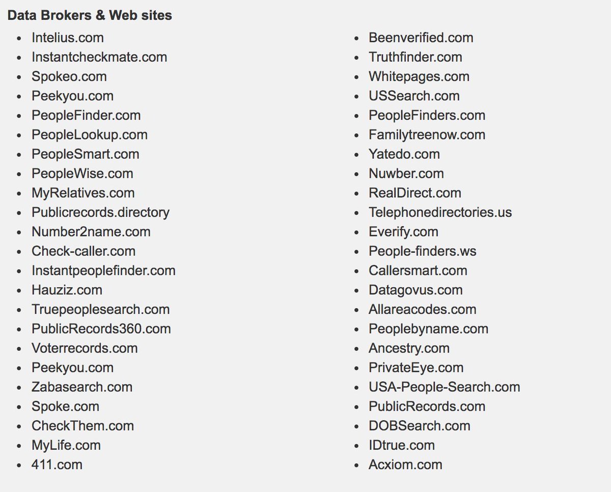 The Free way to wipe yourself off the internet will take some work but is not hard to do. Attached is a list of websites you want to visit and search yourself on. Every website you find yourself on you want to opt-out of. (2/8)