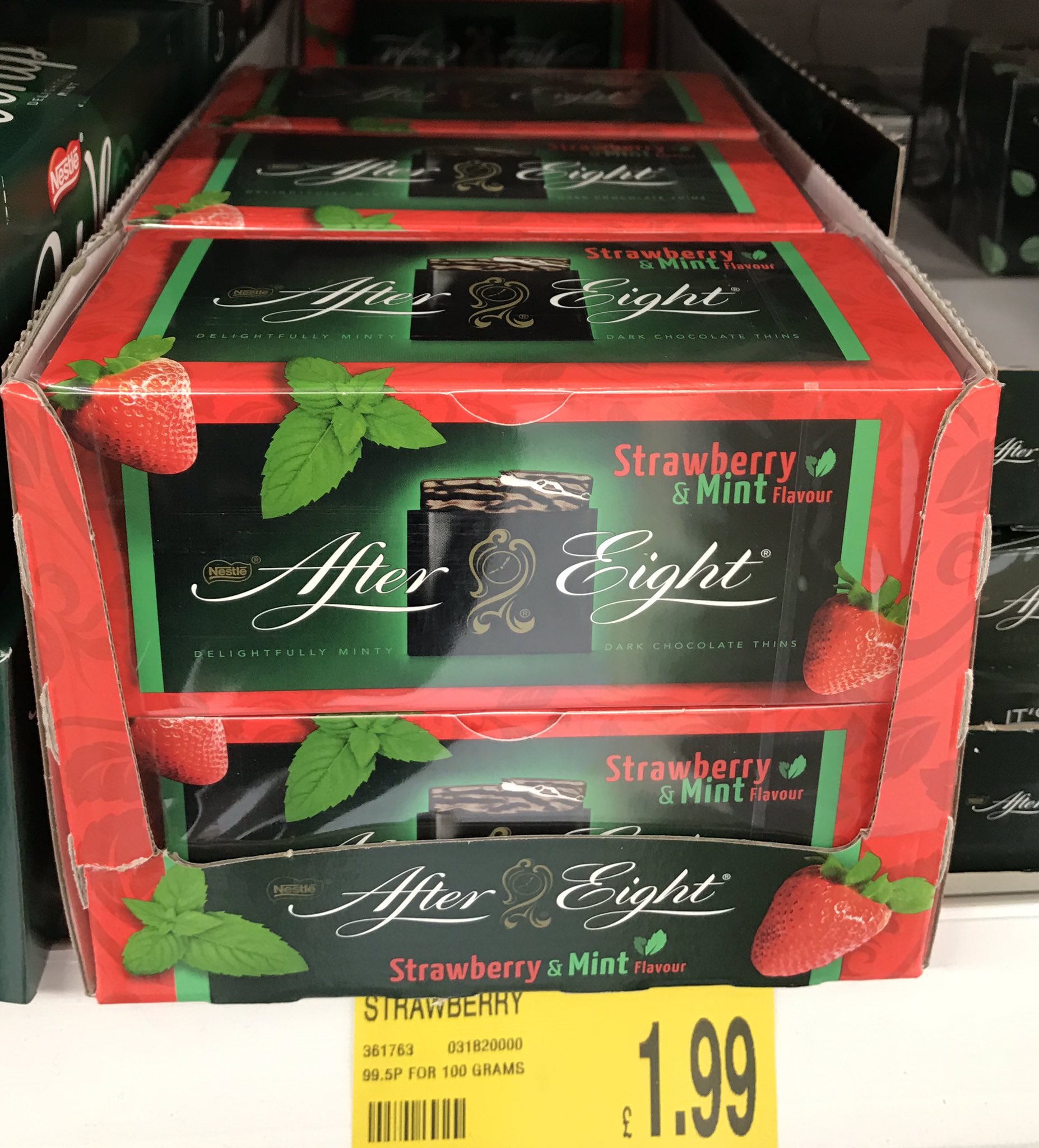 Well This Is New on X: Strawberry & Mint After Eight! 🍓🍃 At B&M