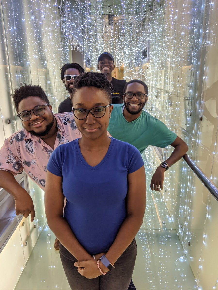 With these wonderful people.  @TheLexash  @MohiniUfeli  @robertopiyo90  @BraddoxOgilo  #TeamPixel – at  Radisson Blu Hotel Lagos Ikeja