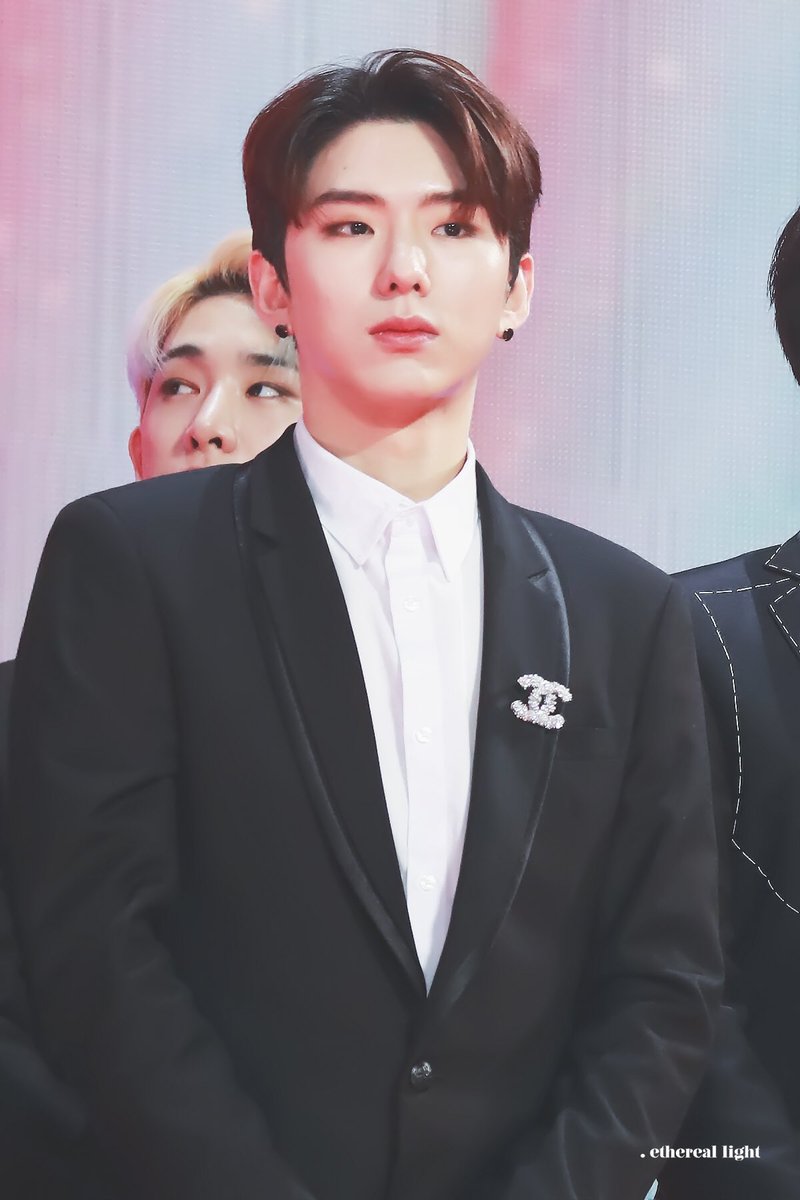 Kihyun, son of Aphrodite Have you heard that voice? he’s the one who convinced Chiron not to punish Kihyun for the prank war. He’s not the strongest fighter but he stays with Changkyun who fights well enough for the both of them