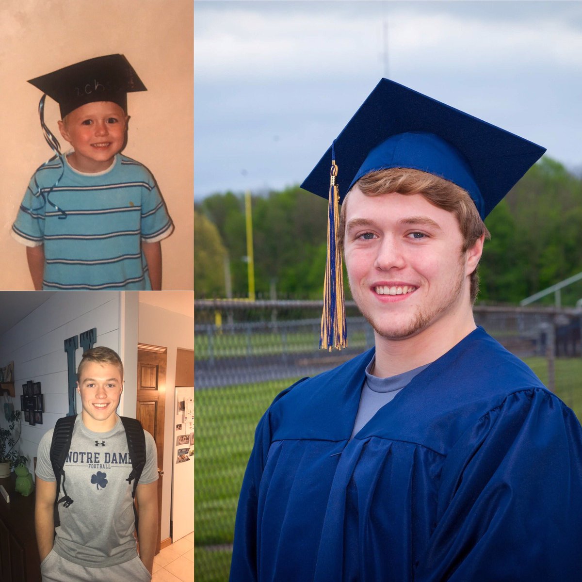 HakesWendy's tweet photo. Preschool grad, first/last day of high school, now registered for college classes you’re well on your way to starting a new chapter in your life. We couldn’t be more proud of you. Set goals, achieve them, repeat!  @JacksonHakes @stnorbert @SNCfootball @CoachTello @CoachDanMcCarty https://t.co/MvQ2ilvfP9