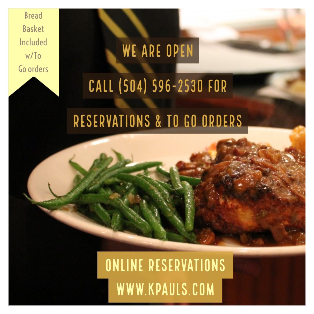 #nolaopen #nolaeats #followyournola #neworleanseats #eaternola #wherenolaeats #eatingnola #magicseasoningblends #chefpaul #kpaulslouisianakitchen