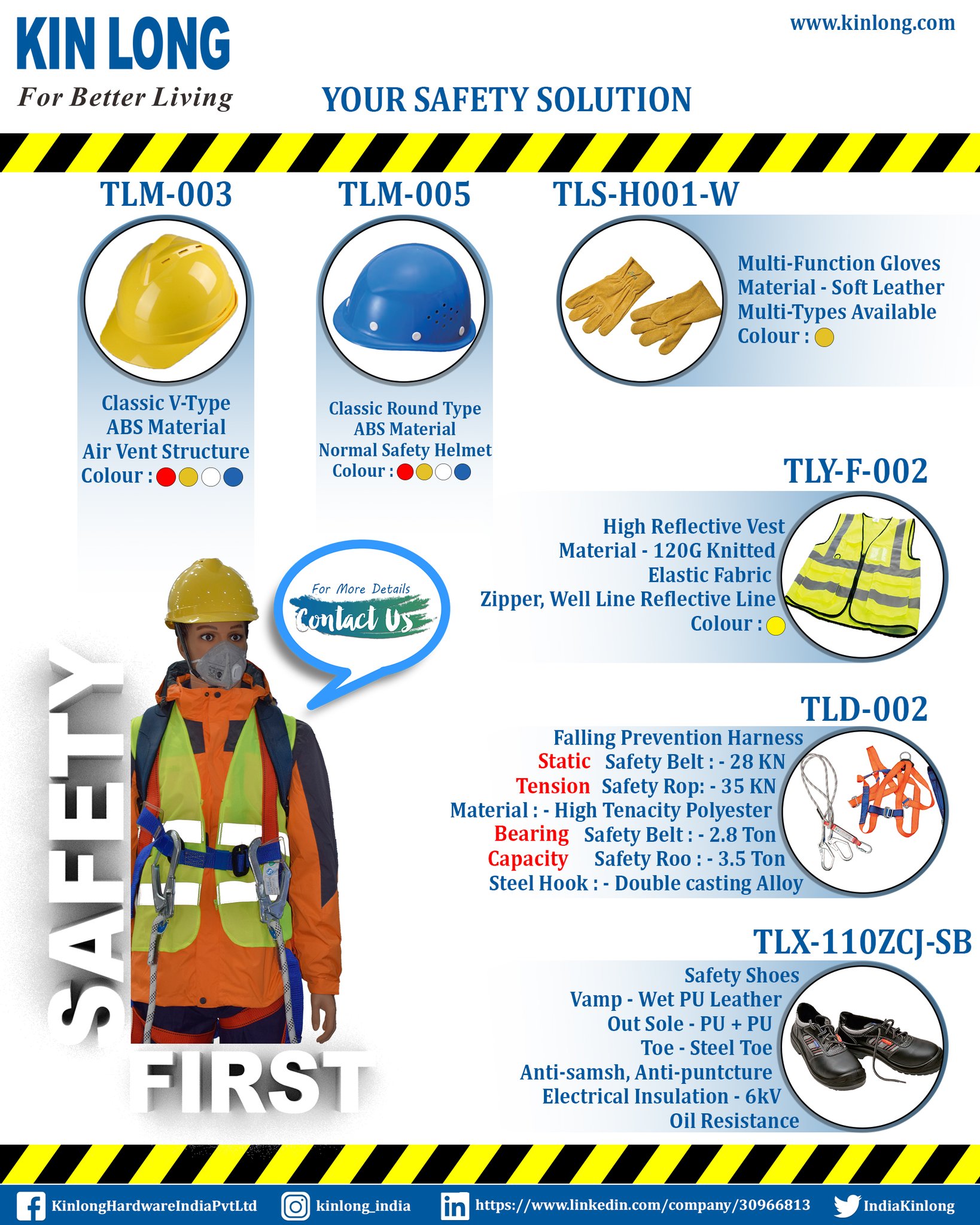 Kinlong Hardware (India) Private Limited on Twitter "Safety Gears not