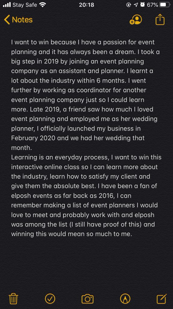 Lamziee's tweet photo. A 3-day intensive training is all I need from @elposh_events. This would mean a lot to me 🙏🏾  I need everyone to please RT this to help me win. https://t.co/IYL1bVun6F
