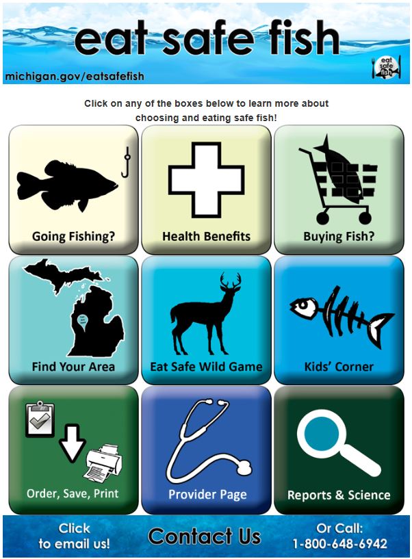MichiganEGLE's tweet photo. Going fishing this #MemorialWeekend? Make sure to check the @MichiganHHS #EatSafeFish web page before heading out.
➡️https://t.co/adPSTcI2cO
#EatSafeFish https://t.co/bdVju2LHu4