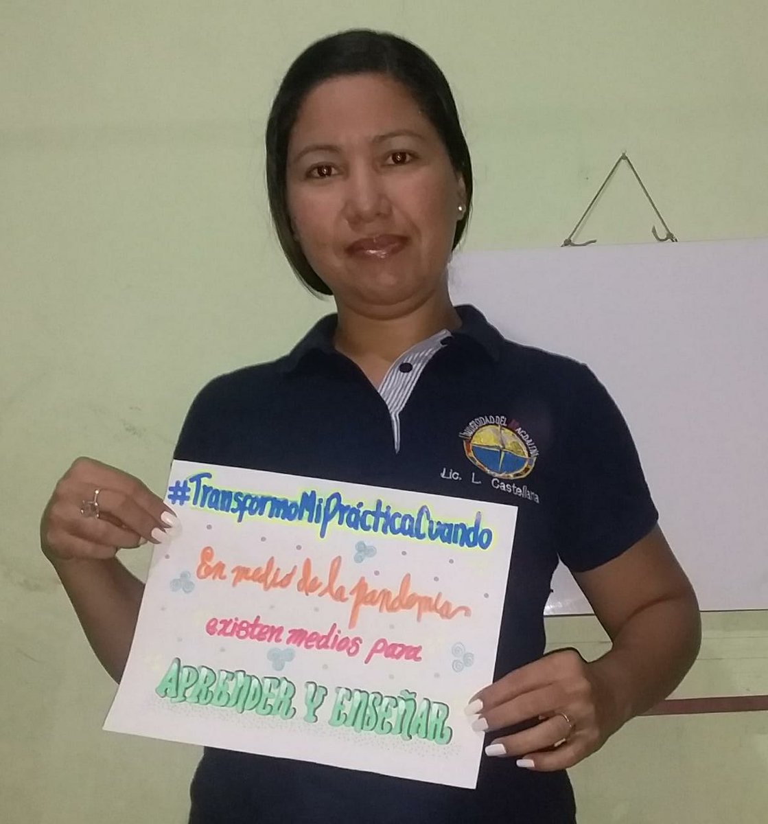 VeronikDuranOli's tweet photo. #TransformoMiPracticaCuando  
Nos reinventamos para continuar nuestra formación enseñanza-aprendizaje por medio de herramientas tecnológicas que hacen posible el contacto virtual con mis maestros.
@Cecilia26535510 
@francis 
@Unimagdalena 
@CreoUnimag https://t.co/0ayAe4YNHD