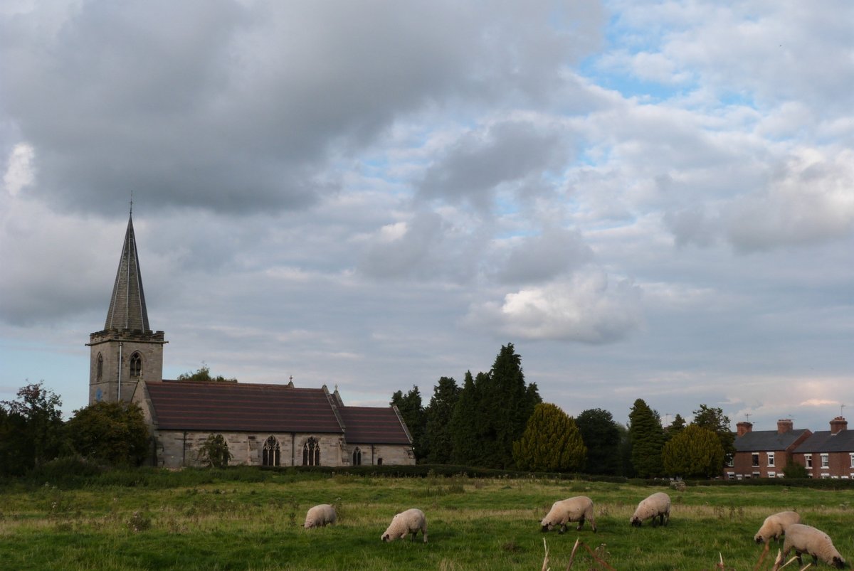 wow. I've been to Rocester Abbey. I guess I knew: why I else would I wander into a field with a bunch of sheep?Don't answer that. Austin, f.1146, gross £111, diss. 1538. Plan unknown, earthworks post-medieval. Parish church nearly all 1870s (chancel demolished 1991, subsidence)