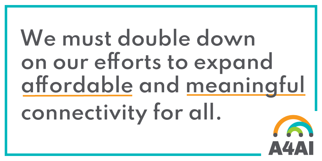 A4A_Internet's tweet photo. Digital inequality deprives billions of people of access to the web as a lifeline during the #Covid19 pandemic. 

We must get everyone connected. 

Our latest policy brief recommends urgent action: https://t.co/DxdB4PTH5C https://t.co/lRP69spgYC