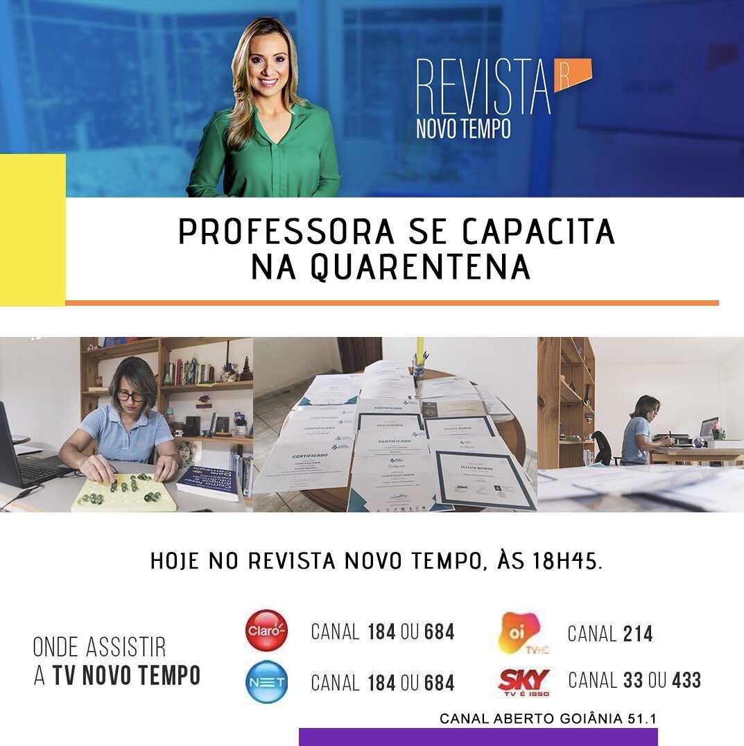 Professora conclui diversos cursos online em conjunto com a família durante a quarentena. 👩🏼💻 Que tal se inspirar no exemplo dela e fazer alguns cursos também? 🤓