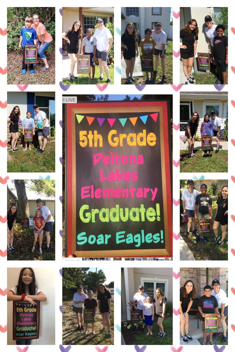 Our fifth graders are waking up to a great surprise this morning! Thank you to our 5th grade teachers, Support Facilitation, TOA, ESOL &amp; Academic Coaches for getting up &amp; out early for the ‘Surprise Patrol’! 🦅 ❤️ <a href="/DeltonaLksElem/">Deltona Lakes Elem</a> <a href="/ramonita_ortiz1/">Ramonita Ortiz</a> <a href="/tngriffi_tonya/">Tonya Griffin</a> <a href="/HopeNoga/">Hope Noga</a>