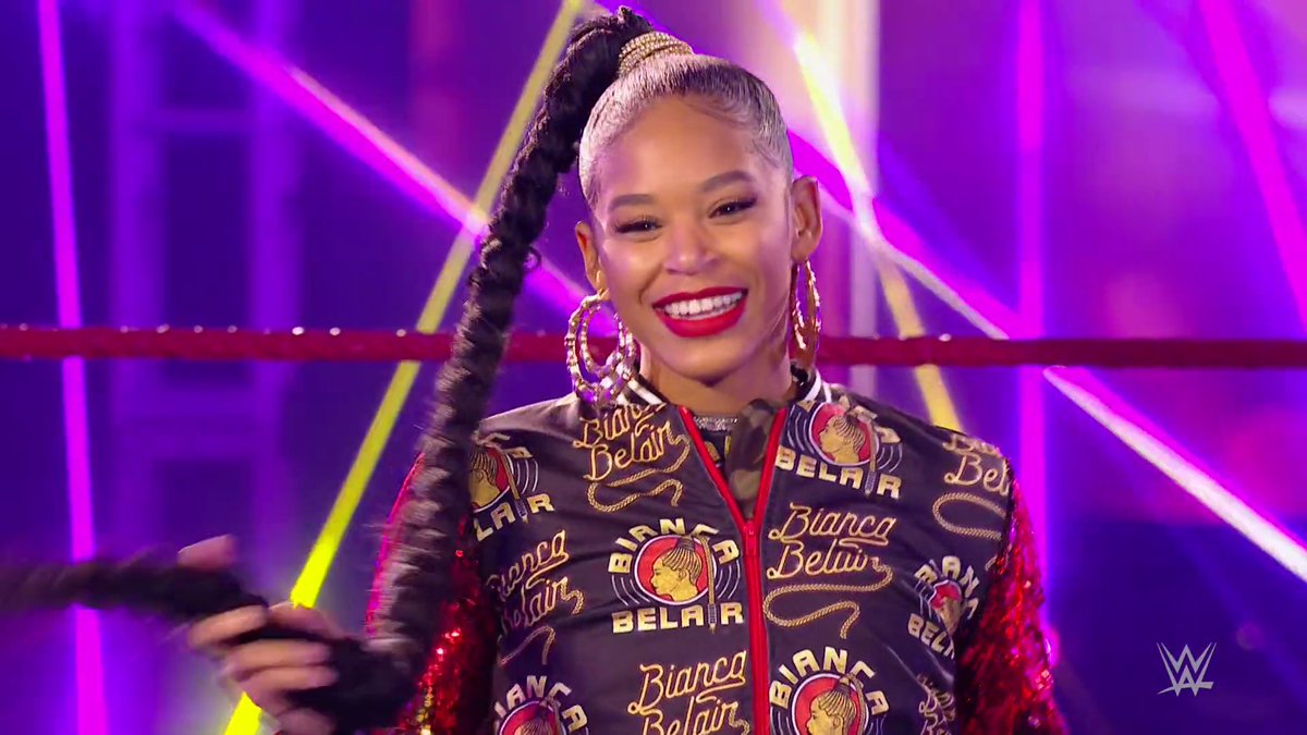 BiancaBCom's tweet photo. HQ #MainEvent Screencaptures from April 30th are added-https://t.co/t9HgCjSgLw #BiancaBelair #ESTofWWE https://t.co/IBlU0cgxiy