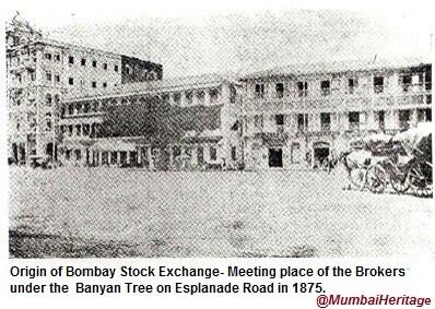 In the 1840s few folks started trading in bullion, exchange, & shares under the Banyan tree. As the volume goes up, there were now 25 in the count and all of them contributed Re. 1, to form an association, and called it as 'The Native Share and Stock Brokers’ Association'