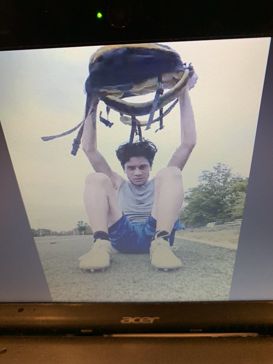 MsgrFarrellFB's tweet photo. WHATEVER IT TAKES!!!! 

When a Backpack became a Barbell! 
#everyrepmatters https://t.co/Pe68Y59xLa
