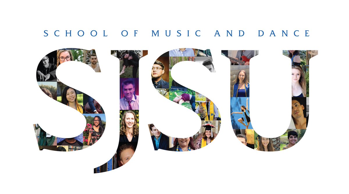 SJSUMusic's tweet photo. Today, @SJSU conferred over 50 #SJSUSchoolofMusicDance students for the #Classof2020!

Congratulations and Bravi tutti Class of 2020! Join us tonight at 7:30 for the @SJSUMusic Convocation 2020! https://t.co/3uxXoNSM63 🎓✨#SJSU20 #SJSUnited #SJSU #SJSUMusic #SJSUDance https://t.co/R5n80Xv9Bx