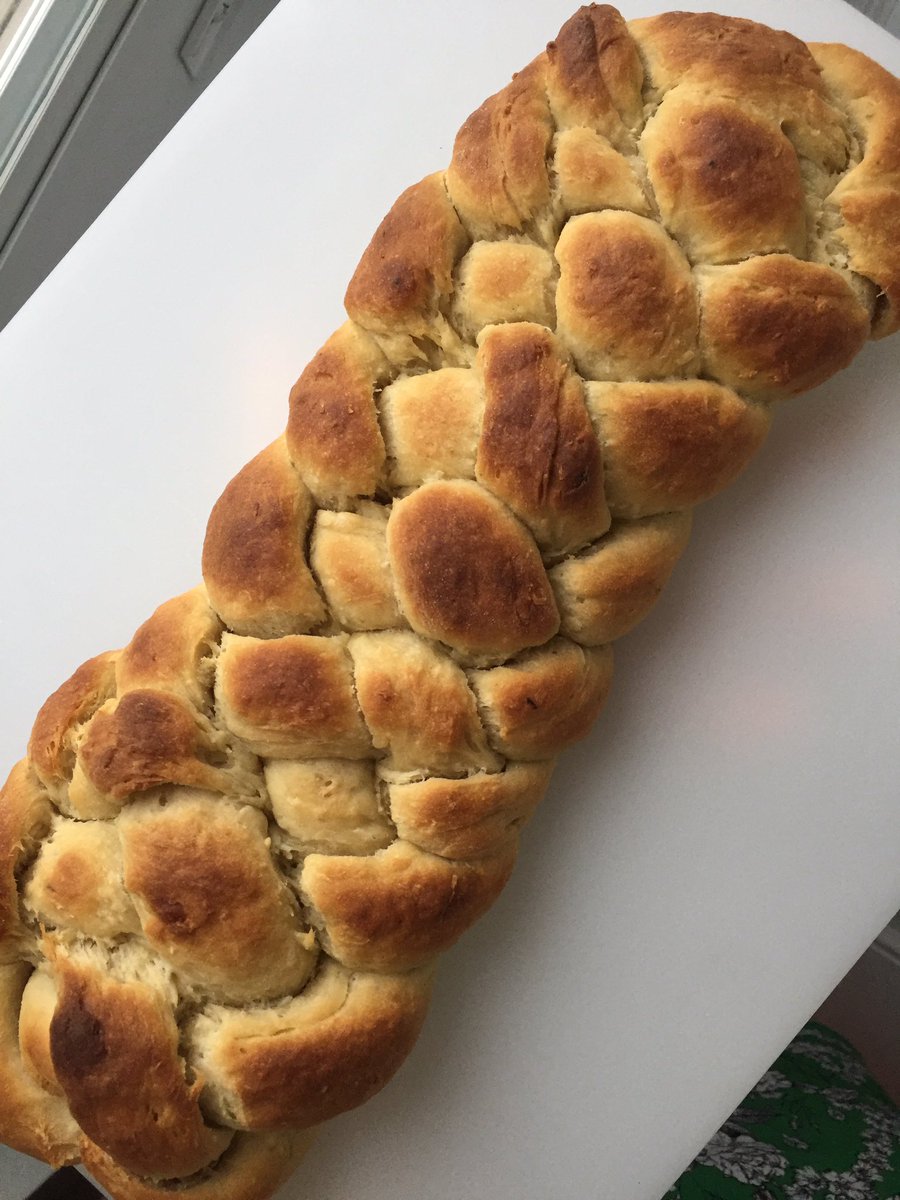 coconut  lime challah 1st attempt 5 strand braid made with: lime zest, fresh squeezed lime juice, unsweetened shredded coconut, coconut oil, cardamom, matcha