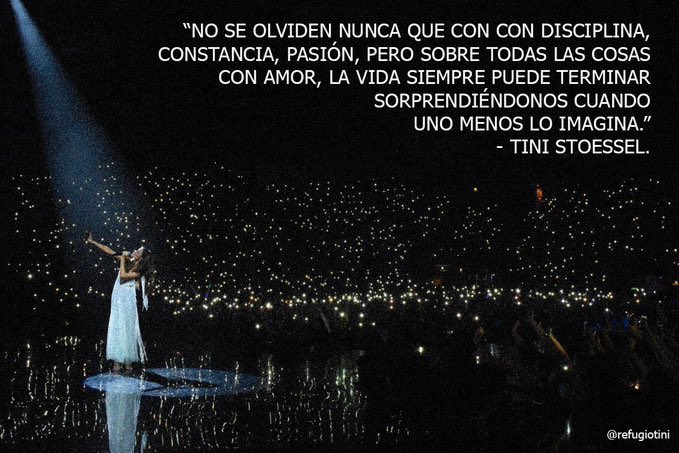 glorytini_'s tweet photo. @TiniStoessel #QVTDocumental Estoy llorando. Un documental asombroso. ¿Qué no daría por estar entre ellos en ese concierto? Creo que mi sueño se hará realidad algún día. Estás haciendo todo, niña. ERES EL MEJOR Y TE AMO TINI❤️✨ https://t.co/Zn7RSi5r97