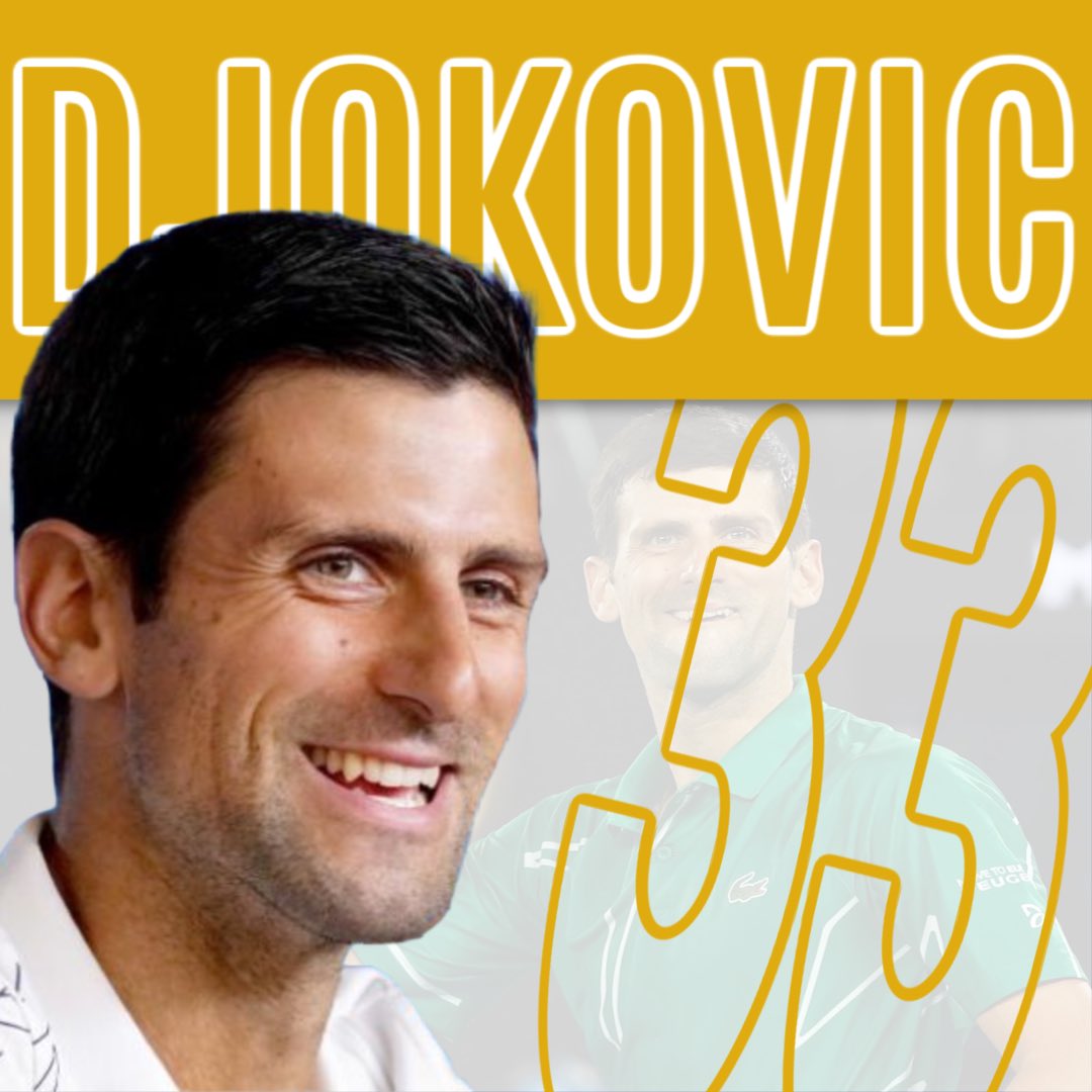 Wishing a happy 33rd birthday to the legendary, Novak Djokovic! 