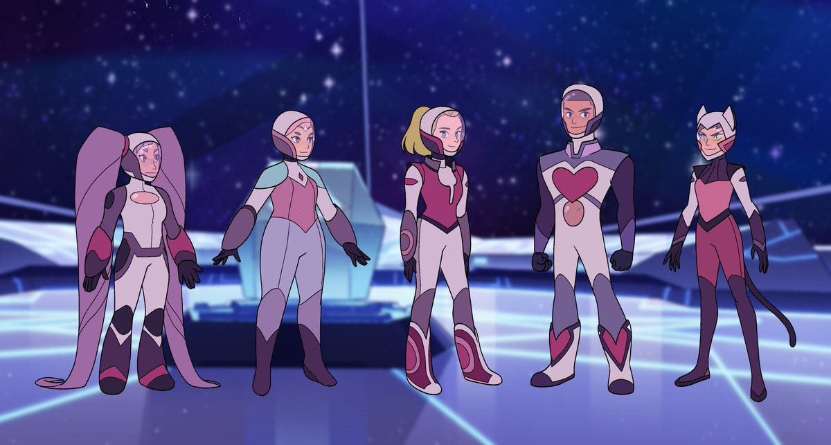 Happy  #SheRa season 5! I’m still blown away by all the work our team put into the show! As the primary Color Designer of the show, my role was to color characters, props, and effects and tie all the design elements together with the BGs. Here’s a thread of some of my work!