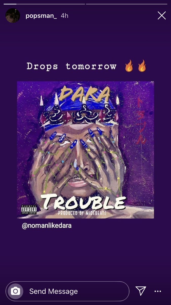 nomanlikedara's tweet photo. TROUBLE OUT NOW ON ALL PLATFORMS. LETS GO !!!!! https://t.co/9ntFIVqRhv