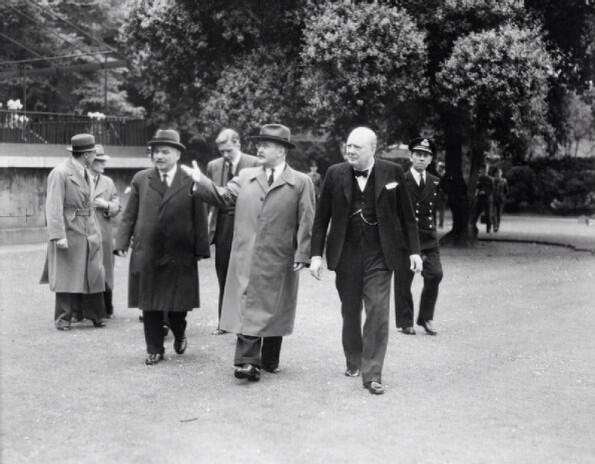 Soviet Foreign Minister Molotov is in London, demanding that British & American forces invade mainland Europe & force Nazis into a two-front war, to take pressure off USSR. https://t.co/uc92N6bF6w