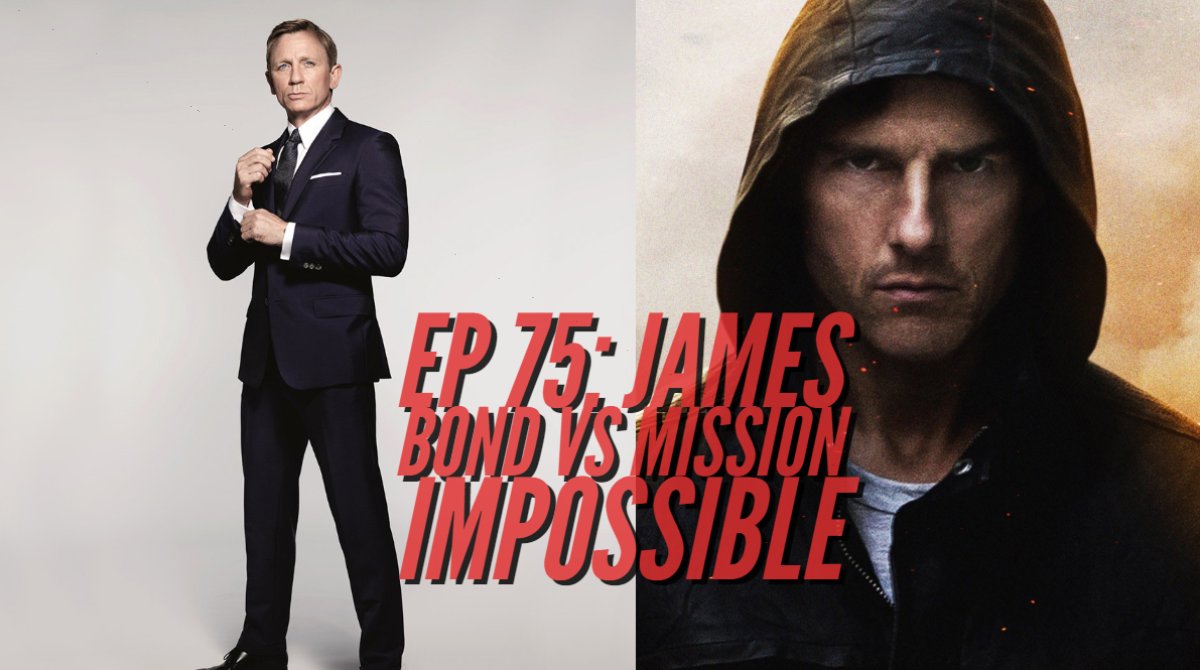 Listen to our classic James Bond vs Mission Impossible episode on Apple Podcasts apple.co/3bRXy7P or Spotify spoti.fi/36oeamk!! #FlashbackFriday #JamesBond #MissionImpossible #MissionImpossibleDay
