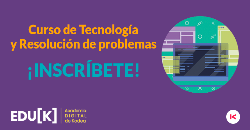 ¡Te esperamos en el “Curso de Tecnología y Resolución de Problemas” de Academia Edu[k]! 💻💡

Inscríbete aquí para conectarte a este y muchos más cursos: bit.ly/Curso-TRP

#AprendoEnCasa
#QuédateEnCasa
#TalentosParaElMundoDigital