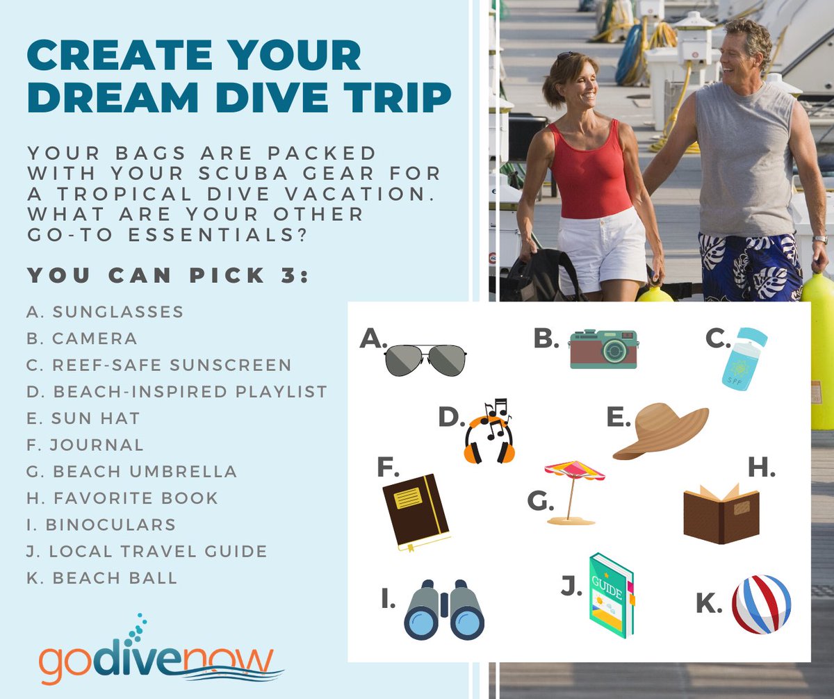 SeacoastScuba's tweet photo. Tough to narrow down to just three, but I would have to pick C,D and H. What are your must haves? 

#SeacoastScuba #Scuba #ScubaDiving #Diving #Diver #TryDiving #TryScuba #StartYourAdventure #SupportSmallBusiness #Ocean #DiveBuddy #DivingSpecialties #GetCertified #OpenWater #SDI https://t.co/Bk6odOUwOL