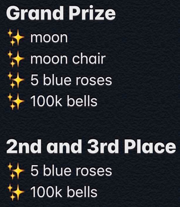 isle_skye_acnh's tweet photo. ✨MOON &amp; BLUE ROSE GIVEAWAY✨

i’m so excited to be having my first giveaway! prize details in pictures below 🌕🌙💫

RT to enter ✨

giveaway ends Thursday, May 28th at 2 pm EST! 

good luck everyone 😊

#acnh  #AnimalCrossingNewHorizons   #ACNHgiveaway #animalcrossing https://t.co/5hLPWkOLG7