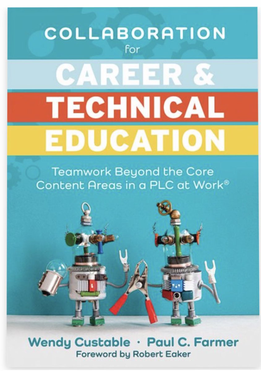 WendyCustable's tweet photo. I am so excited to share this new resource with all of my fellow CTE educators! @pfarmersr @SolutionTree https://t.co/gbQndWcQaX