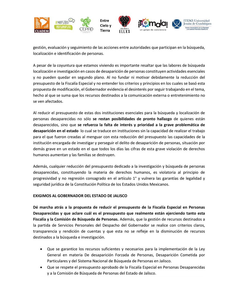 AlejandraCarta4's tweet photo. La búsqueda de personas desaparecidas es una actividad vital.
#NoDejenDeBuscar @EnriqueAlfaroR @sonia_ssi @zulanito @rmartinmar @granadazoinf @torreszam https://t.co/JPky9AIltL