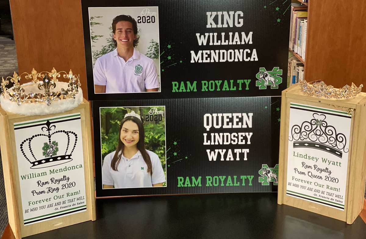 SMHSRAMS's tweet photo. Attention Ram Fam...
The results are in ...
Congratulations to Prom King William Mendonca and Prom Queen Lindsey Wyatt!
#RamRoyalty💚🐏👑 @SMgreenmachine @smhsactivities @SMRamsBaseball1 @StocktonDiocese @cameronsalerno1 @heykevinjohn @SMRamsTv https://t.co/LnwXtYPP2m