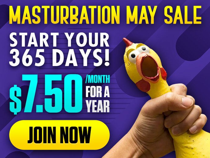 How are you celebrating Masturbation May? ?? Use promo code: LoveUrLion for a special discount on our