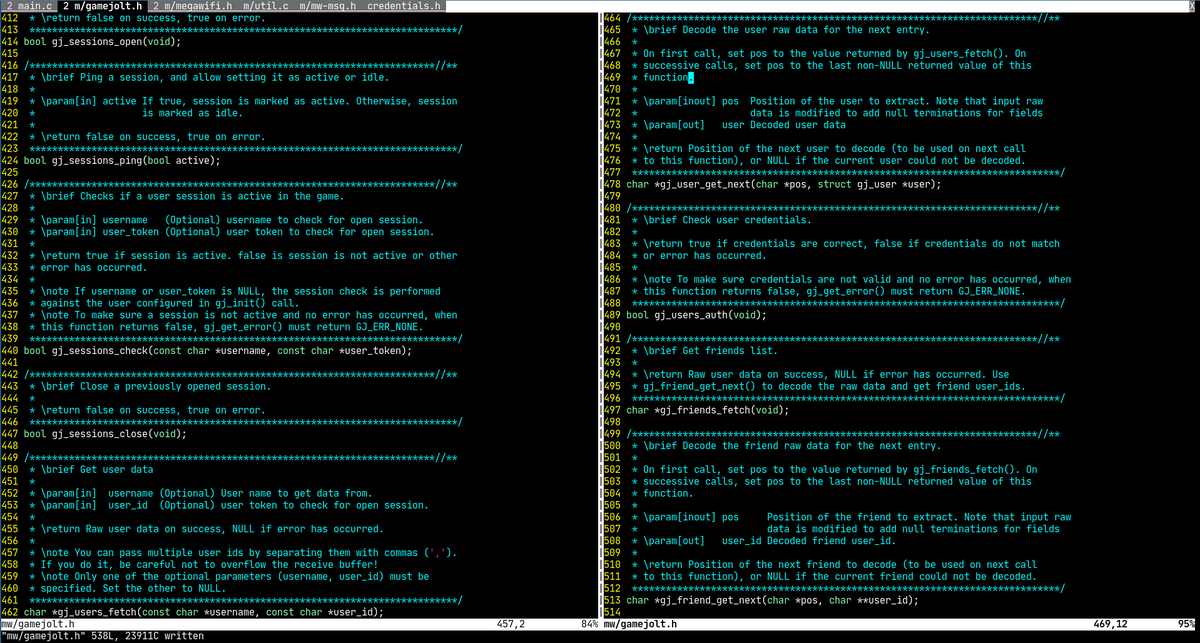 doragasu's tweet photo. Finished APIs for sessions, users and friends. And with this I have completed the GameJolt API implementation for #MegaWiFi (excepting the batch, that I think I will not support, at least by now). https://t.co/d6zk7Gbc9w