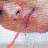 a thread of minho’s lips but it gets rounder as you keep scrolling :