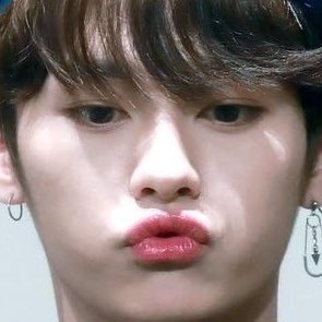 a thread of minho’s lips but it gets rounder as you keep scrolling :