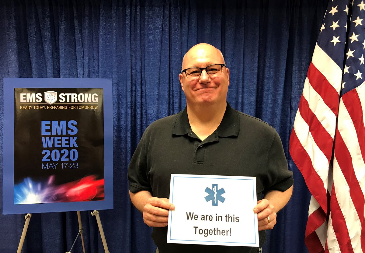 nhfstems's tweet photo. Happy #NationalEMSWeek!

Walter Trachim
Trauma Coordinator, Clinical Systems
Bureau of EMS
Division of Fire Standards and Training &amp; EMS

#EMSWeek #HappyEMSWeek #EMSWeek2020 #NH #NHFSTEMS #EmergencyMedicalServices #NHEMS #EMS #EMSStrong https://t.co/M49qJ3Ch86